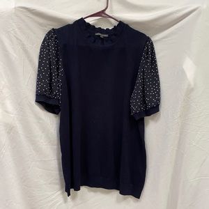 Short sleeve sweater